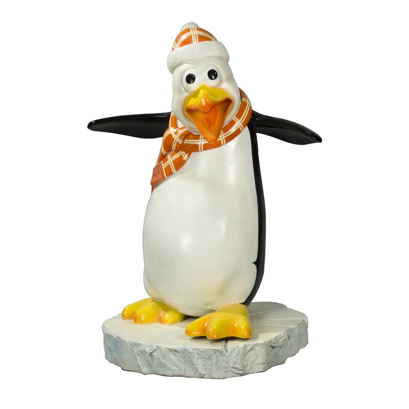 penguin soft toy with scarf